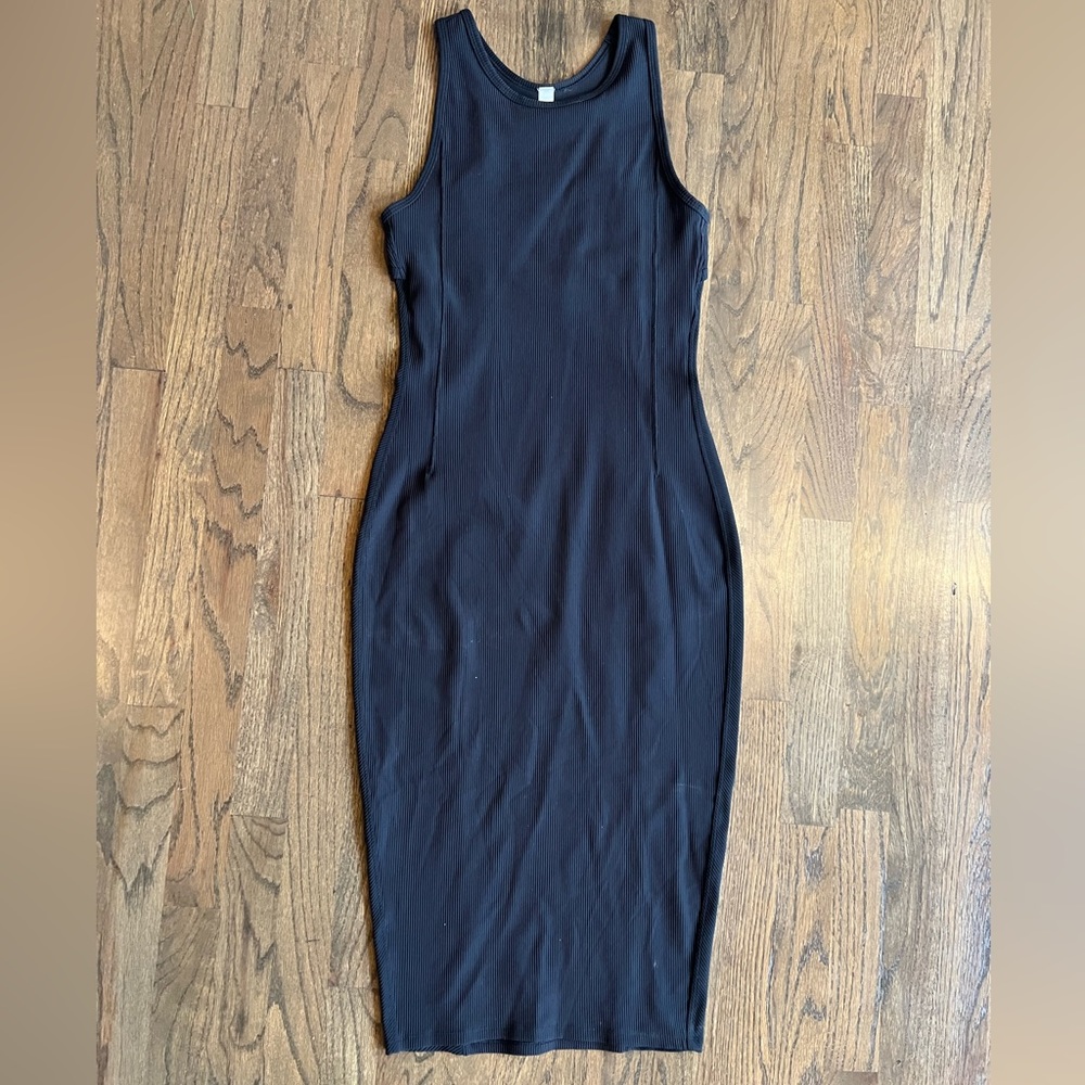 Black Lululemon midi dress
